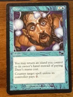Daze, Nemesis, Magic The Gathering TCG - 3x Available, Sold by Ea MTG - Image 1