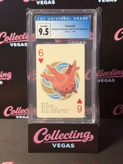 2012 Pokemon Playing Cards Corsola White 2-6 ❤ Graded CGC 9.5 GEM MINT Japanese - Image 1