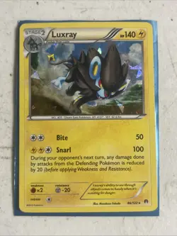 Luxray 46/122 Cracked Ice Holo Rare - XY Breakpoint - Pokemon Card - - Image 1