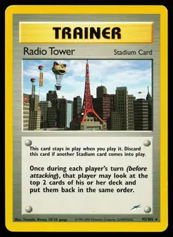 Radio Tower 95/105 Rare Neo Destiny Pokemon Card - Image 1