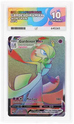 Pokemon TCG Gardevoir VMAX 076/073 Champions Path ACE 10 GEM MINT - Image 1
