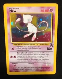 Pokemon TCG Mew Wotc Promo Holo Rare Basic Psychic est. PSA 6 #09/53 Sugimori - Image 2