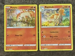 Ponyta 004/034 + Rapidash 005/034 – Pokemon TCG Classic Collection CLC – NM - Image 1