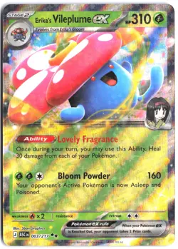 Erika's Vileplume ex 003/217 Double Rare ME: Ascended Heroes Pokemon - Image 1