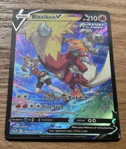 Pokemon Blaziken V TG14/TG30 Sword & Shield Silver Tempest Trainer Gallery - Image 3