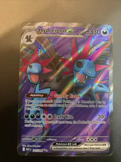 Hydreigon ex Pokemon White Flare 161/086 Full Art Ultra Rare - Image 1