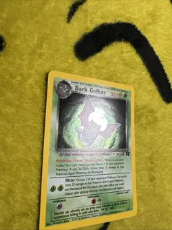 Pokemon Team Rocket Dark Golbat Holo (ERROR UUU) Double Swirl Tail!!! 7/82 NM/M - Image 3
