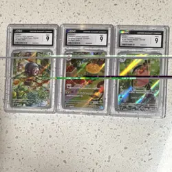 Pokemon CGC Graded 9 Japanese Holo Lot - Image 1