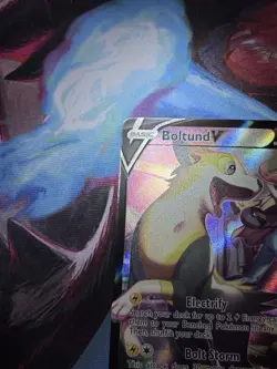 Pokemon TCG Boltund V TG13/TG30 Swsh09: Brilliant Stars Ultra Rare Full Art Holo - Image 3