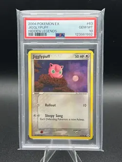 2004 Pokemon Hidden Legends EX Jigglypuff #63 PSA 10 Gem Mint - Image 1