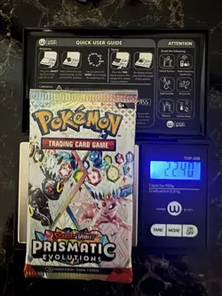 🔥1x 22.40 Gram🔥 Prismatic Evolutions Pack! Sealed! PRE S&V Pokemon - Image 1
