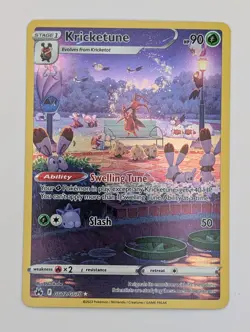 2023 Pokemon Crown Zenith: Galarian Gallery HOLO RARE Kricketune #GG02 HR HOLO - Image 1
