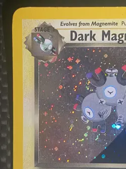 Pokemon TCG Dark Magneton 11/82 Team Rocket Holo Rare MP - Image 2