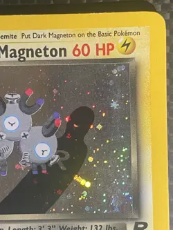 Pokemon TCG Dark Magneton 11/82 Team Rocket Holo Rare MP - Image 3