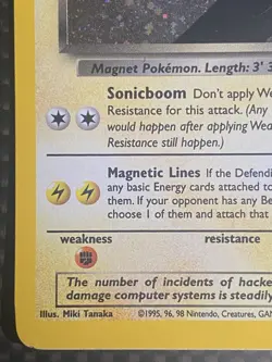 Pokemon TCG Dark Magneton 11/82 Team Rocket Holo Rare MP - Image 4