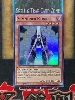 Yugioh Summoner Monk FUEN-EN039 Super Rare 1st Ed NM - Image 1