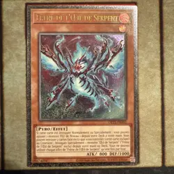 Yugioh! Snake-Eye Ash Ultimate Rare OP25-EN002 LP EURO PRINT FRENCH LP - Image 1