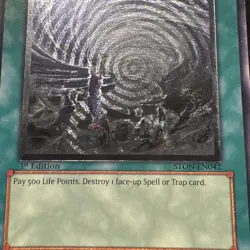 (MC) Yu-Gi-Oh Twister - STON-EN042 - Ultimate Rare - 1st Edition VLP - Image 3