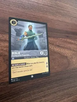 Benja Guardian Of The Dragon Gem 174/204 Disney Lorcana NM - Image 3