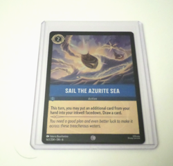 Disney Lorcana Azurite Sea Sail The Azurite Sea 163/204 Common Cold Foil - Image 1