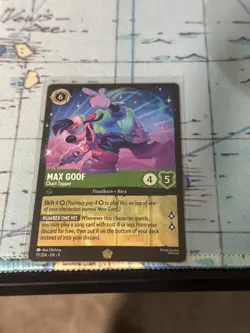 Disney Lorcana Fabled Max Goof - Chart Topper #77 Legendary - Image 1