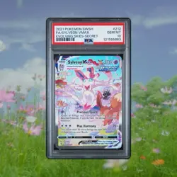 Sylveon VMAX PSA 10 English Pokemon Card 212/203 Evolving Skies 2021 Alt Art - Image 1