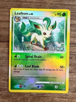 Leafeon: 24/100 Majestic Dawn , 45/111 Rising Rivals Reverse Holo LOT - 3 Cards - Image 3