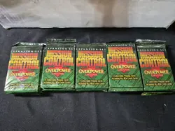 Marvel OverPower Mission Control Booster Pack Card Game Expansion Set CCG X 30 - Image 1