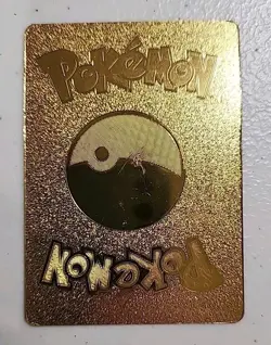 Pokemon Charizard V 508hp Gold Foil Fan Art Collector Card TCG - Image 2