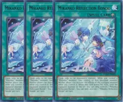 Yugioh Mikanko Reflection Rondo x 3 - 1st Edition Rare LP - Plus Free Holo Card - Image 1