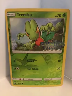 Pokemon Treecko Holo Foil Exclusive Toys R Us Promo Card 8/168 - Image 1