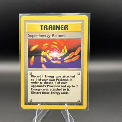 Pokemon TCG Super Energy Removal Trainer Card 079/102 - Image 1