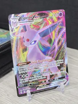Pokemon Card TCG Espeon VMAX 065/203 Ultra Rare Holo Evolving Skies 2021 NM - Image 1