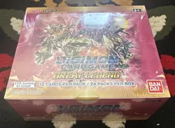 2021 Digimon Card Game Great Legend Booster Box English TCG Sealed - Image 1