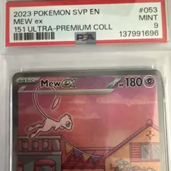 Mew ex 053 Sv: Scarlet & Violet Promo Cards Holo PSA 9 - Image 3