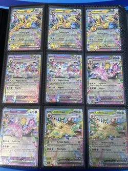 Binder Lot of 195 Ultra Rare Ex V Vmax Full Art Pokemon Cards NM/M - Image 1