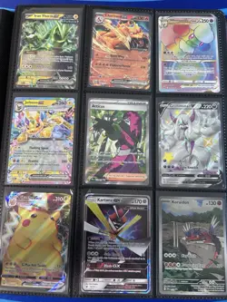 Binder Lot of 195 Ultra Rare Ex V Vmax Full Art Pokemon Cards NM/M - Image 5