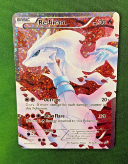 Reshiram RC22/RC25 Legendary Treasures Ultra Rare Full Art Holo Pokemon Card - Image 1