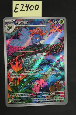Pokemon TCG Gloom Holo Card Sv03: Obsidian Flames 198/197 (E2400 - Image 1