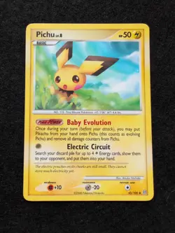 Pichu - 45/100 - Regular - Uncommon (Stormfront) 2008 LP Pokemon Card - Image 1