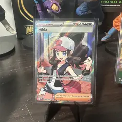 Hilda 164/086 Full Art Ultra Rare White Flare Holo Pokemon TCG Card LPCondition - Image 1