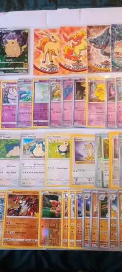 Pokemon Card Collection Lot Topps, Mew v Mewtwo, Snorlax - Image 3