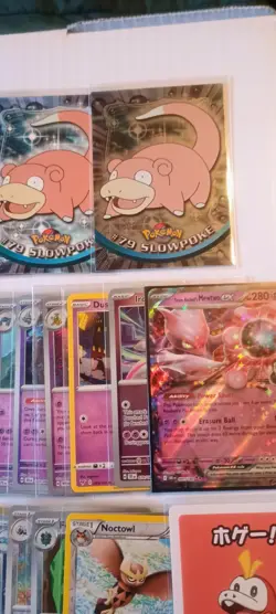 Pokemon Card Collection Lot Topps, Mew v Mewtwo, Snorlax - Image 5