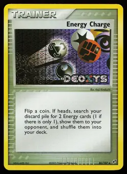Energy Charge 86/107 Reverse Holo Stamped Deoxys Pokemon Card - Image 1