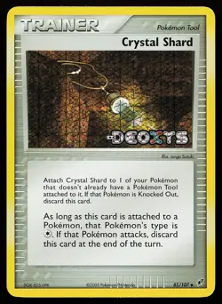 Crystal Shard 85/107 Uncommon Reverse Holo Stamped Deoxys Pokemon Card - Image 1