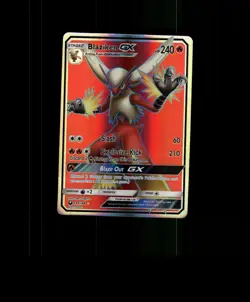 Fan-Art READ DESCRIPTION BELOW HOLO Blaziken Card Blaziken Pokemon Card p3 - Image 1