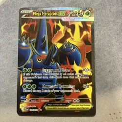 Mega Heracross ex - Ultra Rare Pokemon Card PFL 108/094 - Image 1
