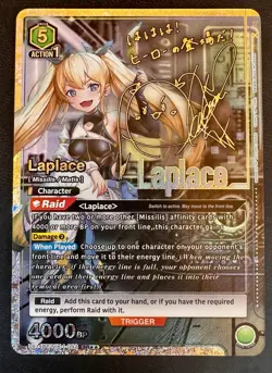 Laplace UA14BT/NIK-1-092 SR Nikke Union Arena Card 2 ** Star - Image 1