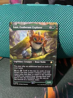 MTG Loot, Exuberant Explorer (Borderless) Foundations Regular (0336) LP - Image 1