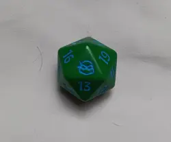 Magic the Gathering MTG Teenage Mutant Ninja Turtles Blue Spindown (Leonardo) - Image 1